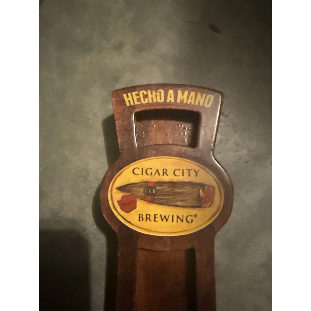 Cigar City Brewing Double Sided Brew Wooden Tap Handle 12 1/2